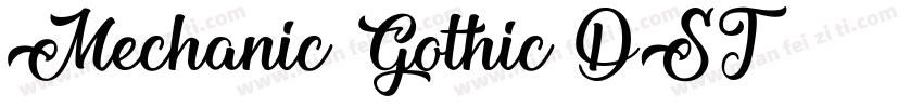 Mechanic Gothic DST字体转换